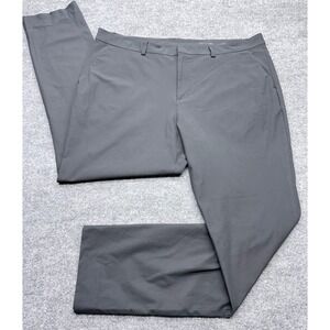 G/FORE Mens Black Performance Golf Pants Tapered Fit 40/34 Stretch